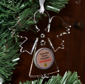 personalised angel memorial christmas tree decoration personalised angel memorial christmas tree decoration