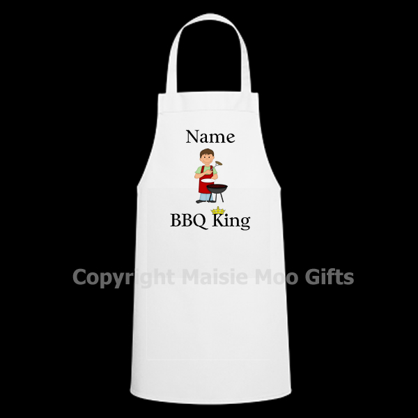 Personalised BBQ King Apron Personalised Apron Personalised BBQ