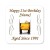 Whiskey Aged Since... Personalised Birthday Coaster