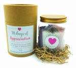 Friendship Gift Jar - 30 Days of Appreciation - Love - Thank Yous - Bestie Present - Friends - Positivity - Gratitude - Smiles - Kindness - Best Friend