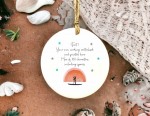 Personalised Paddleboarding Sunset Ceramic Ornament