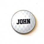 Personalised Golf Ball Markers - Trophy Design