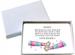 Personalised Pocket Hug Metal Wallet Card Sentimental Missing You Gift