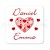 Personalised Love Hearts Coaster