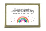 Rainbow Sent Across The Miles Metal Wallet Card