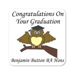 Graduation Owl Coaster