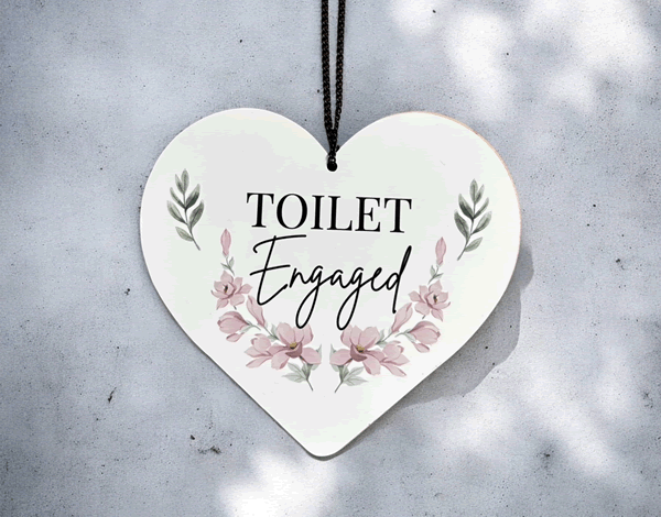 Vintage WC Toilet Bathroom Door Wall Stickers Doorplate Decoration