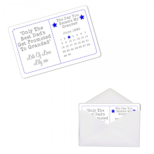 only the best dads get promoted to grandad card