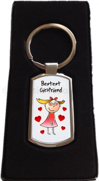 Bestest Girlfriend / Wife Keyring