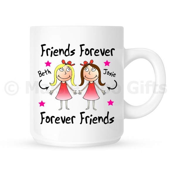 Personalised Friends Forever Mug