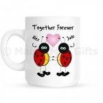 Personalised Together Forever Ladybird Mug