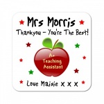 Thank You Teaching Assistant Personalised Gift Coaster