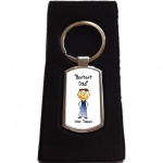 Personalised Bestest Dad Keyring