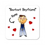 Personalised Boyfriend / Husband Coaster