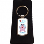 Personalised I Love My Mum Keyring